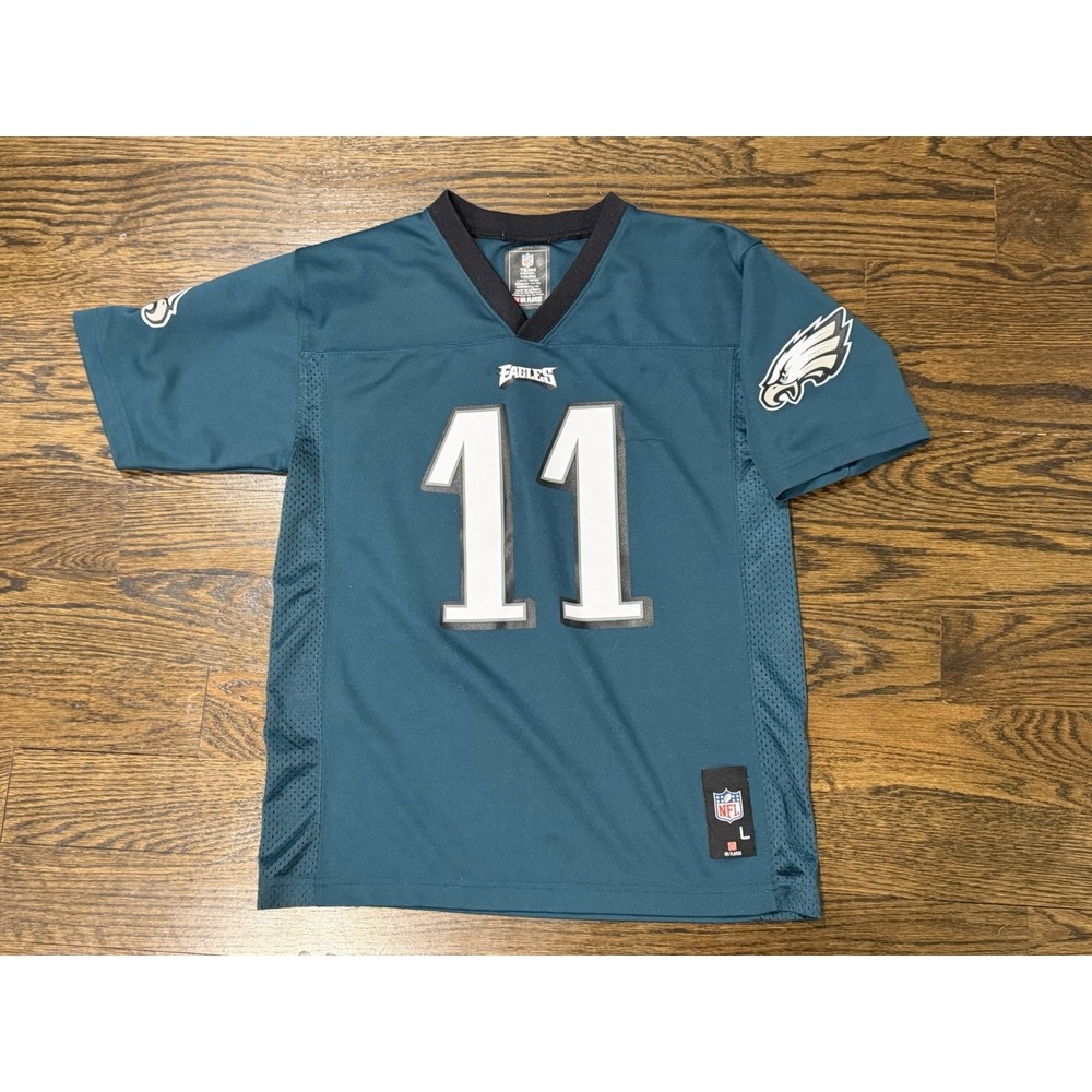 NFL Players Carson Wentz #11 Philadelphia Eagles Jersey - Youth Large Football